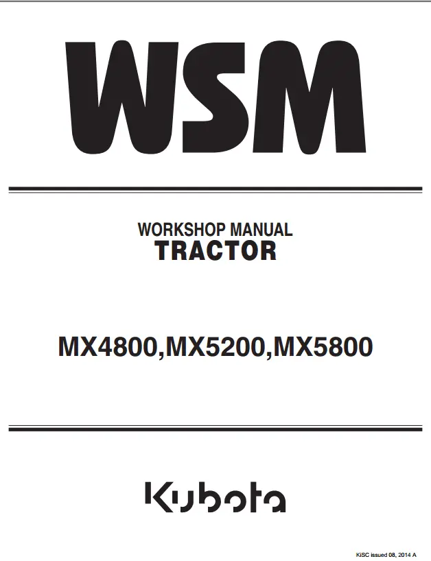 Mx5200hst Service Manual 1