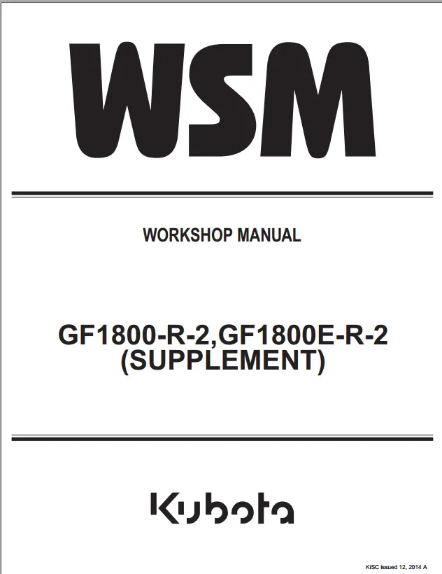 Gf1800e-R-2 Service Manual 1