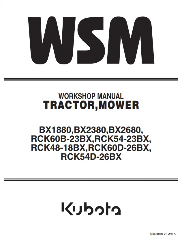 Bx2680 Service Manual 1