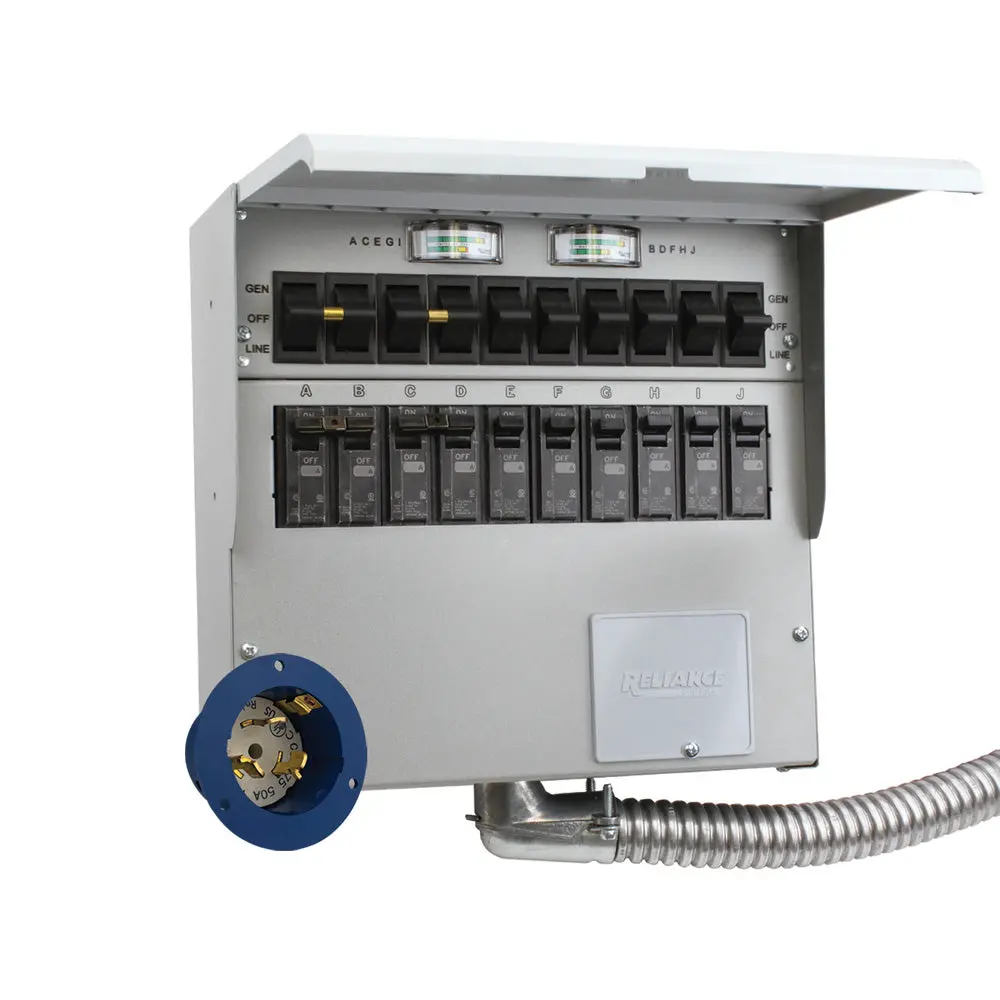 Reliance A510a 125/250V 50A Pro/Tran 2 Portable Generator Transfer Switch 1