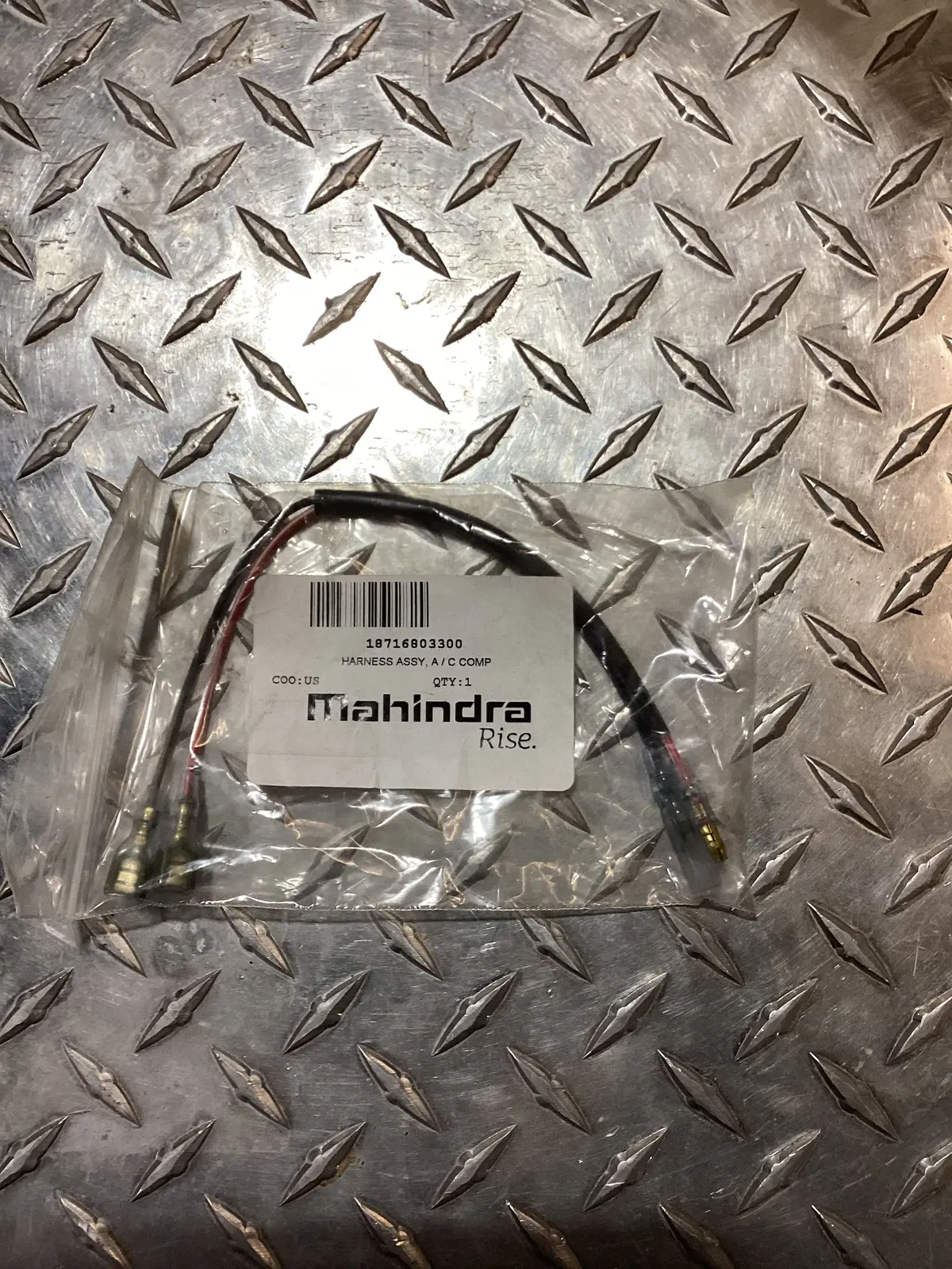 Tym/Mahindra A/C Comp. Harness, 18716803300 1