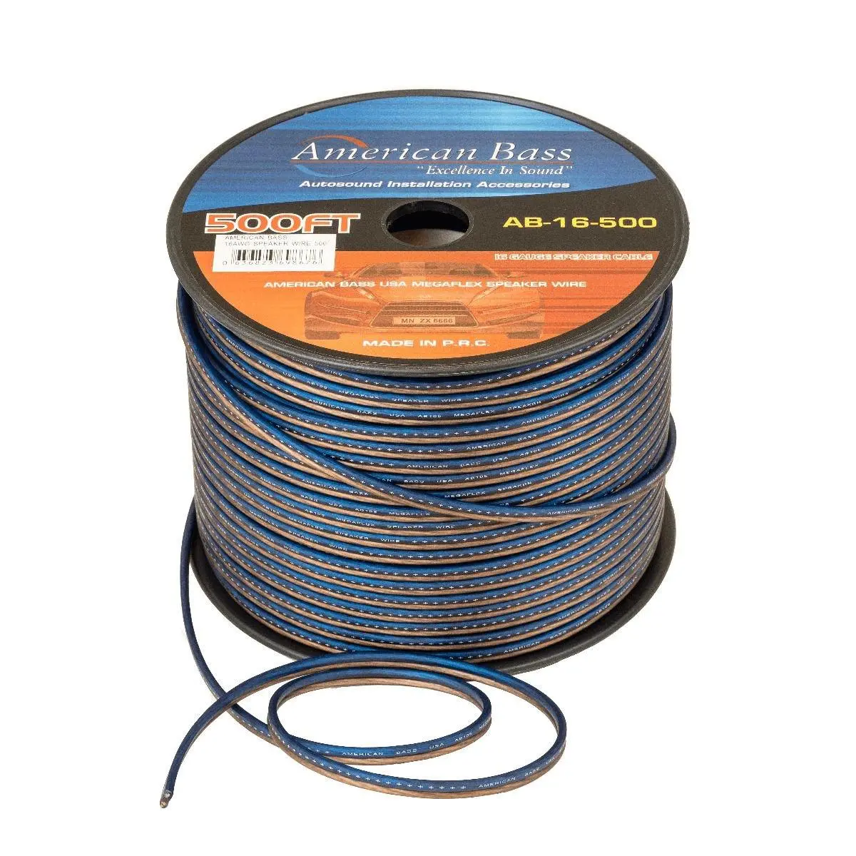 American Bass 16 Gauge 500' Blue Wire (Ab102) 1
