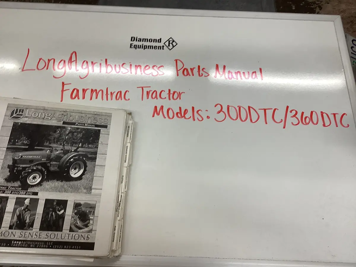 Longagribusiness Parts Manual Farmtrac Tractor: Models- 300Dtc/360Dtc-- #300360 1