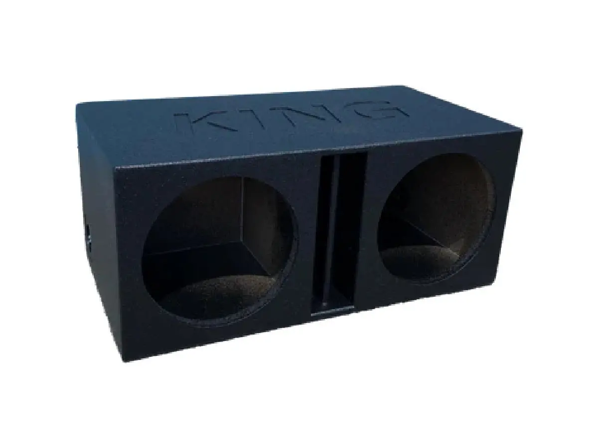 King Boxes Sprayed Dual 12" Double Front Port Universal (Ak-15Dvl) 1