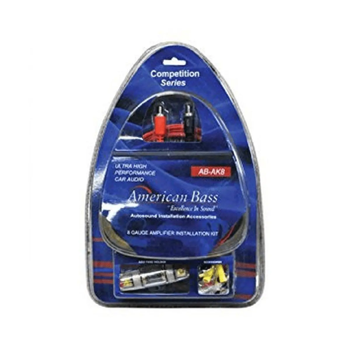 American Bass 8 Gauge Amp Kit (Ak8ab) 1