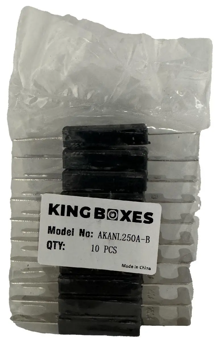 King Boxes 200 Amp Anl Fuse Pack Of 10 (Akanl200a) 1