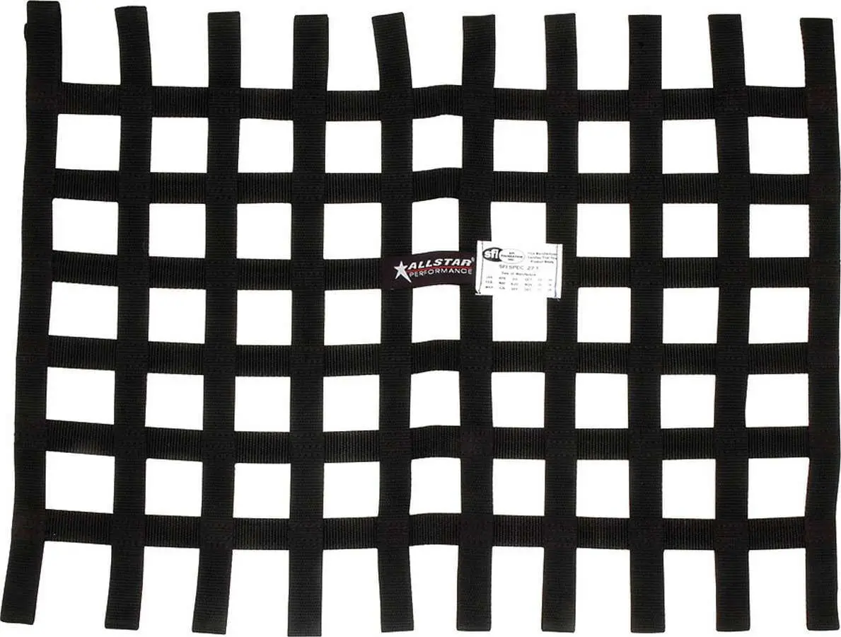 Allstar Window Net Loop Style 18 X 24 Sfi Black 1
