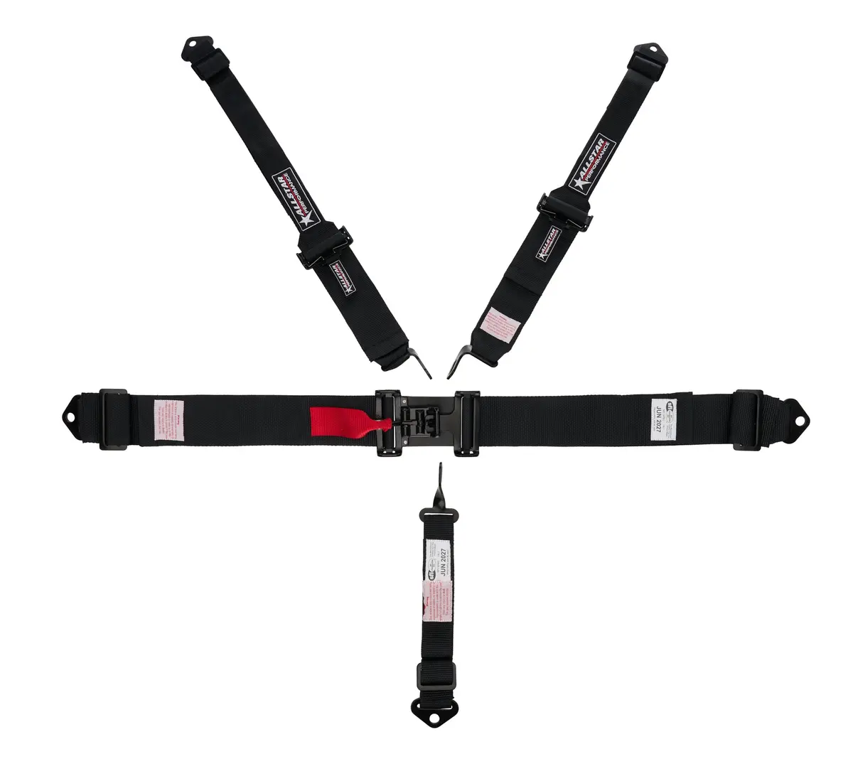 Allstar 5-Point Seat Belt Harness 3"/2" Hans 1
