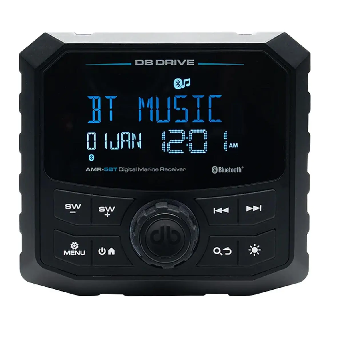 Db Drive 3.0" Lcd Digital Marine Bluetooth Receiver (Amr-5Bt) 1