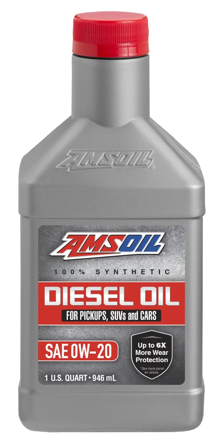 Amsoil 0W-20 Syn. Dieselolje (Gm Dexos D) - Ams-Dp020qt 1