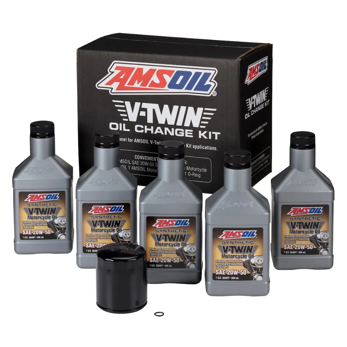 Amsoil V-Twin Olje Change Kit - Ams-Hdmb 1