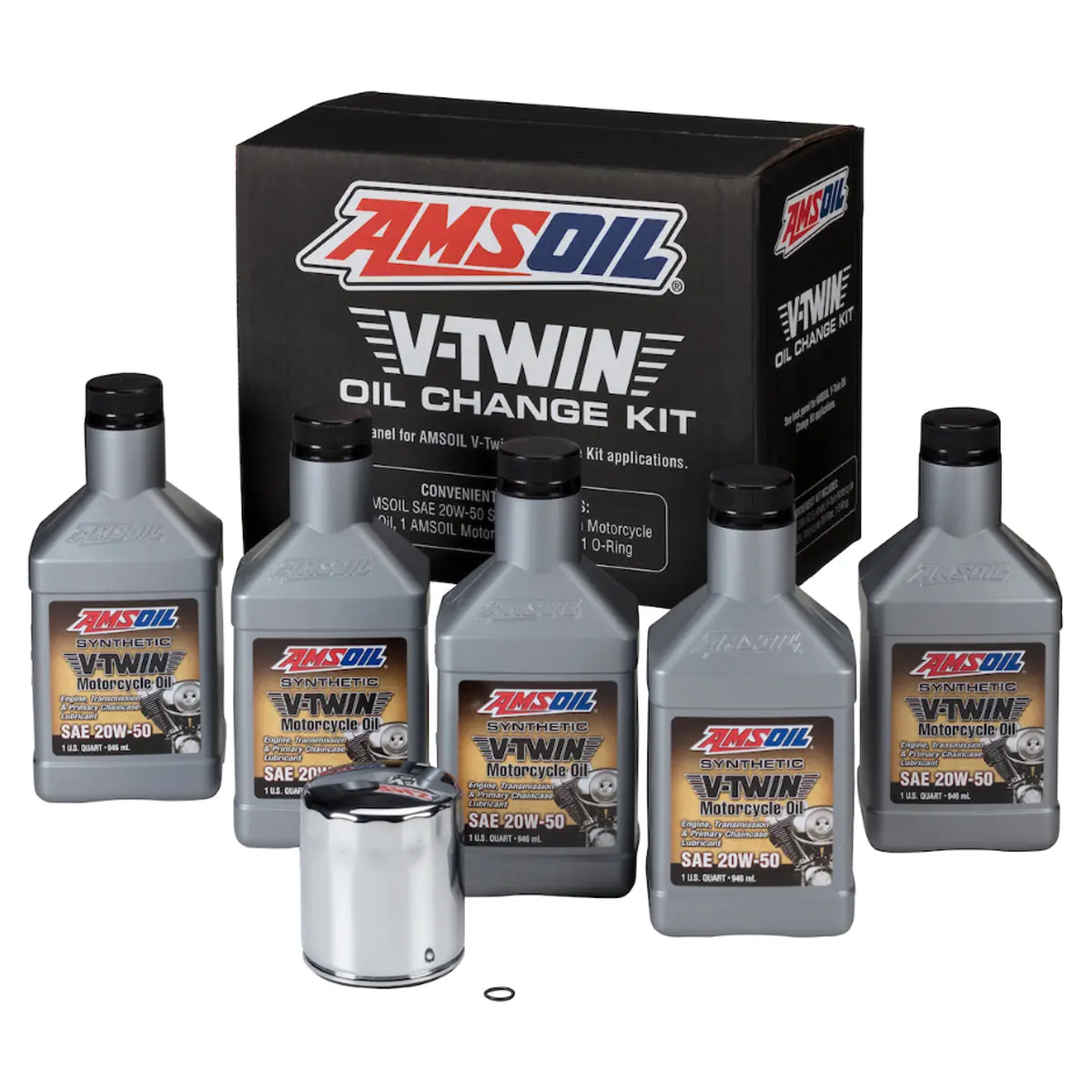 Amsoil V-Twin Olje Change Kit - Ams-Hdmc 1