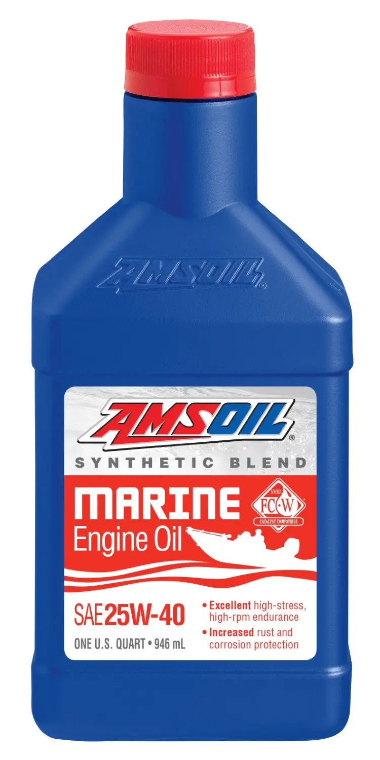 Amsoil 25W-40 Syn.-Blend Mari. Motorolje - Ams-Wcmqt 1