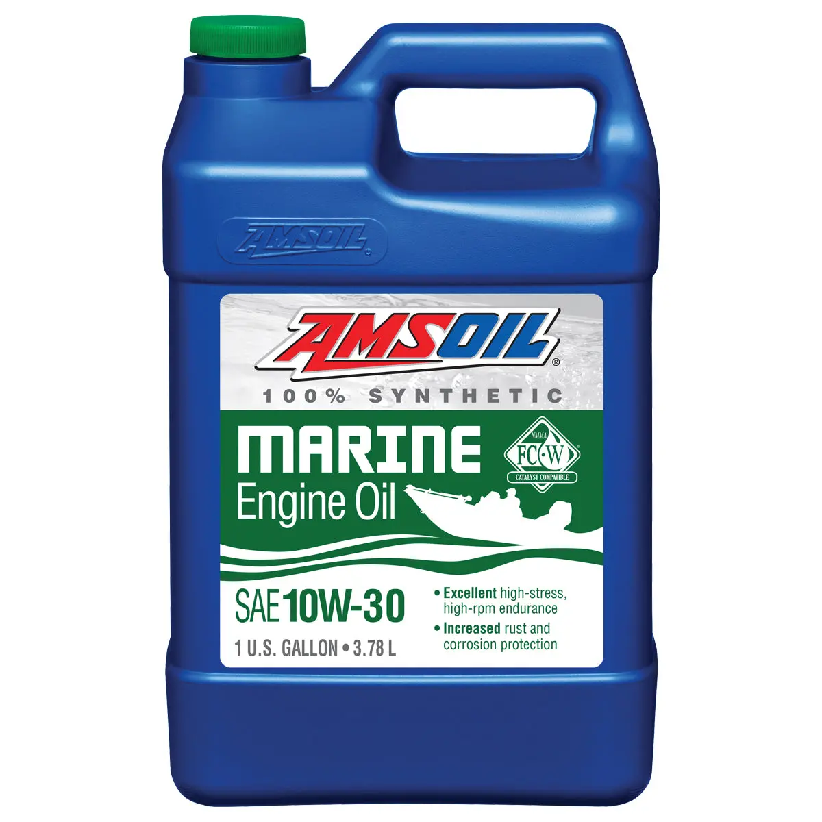 Amsoil 10W-30 Formula 4T® Mari. Syn.Olje - Ams-Wct1g 1