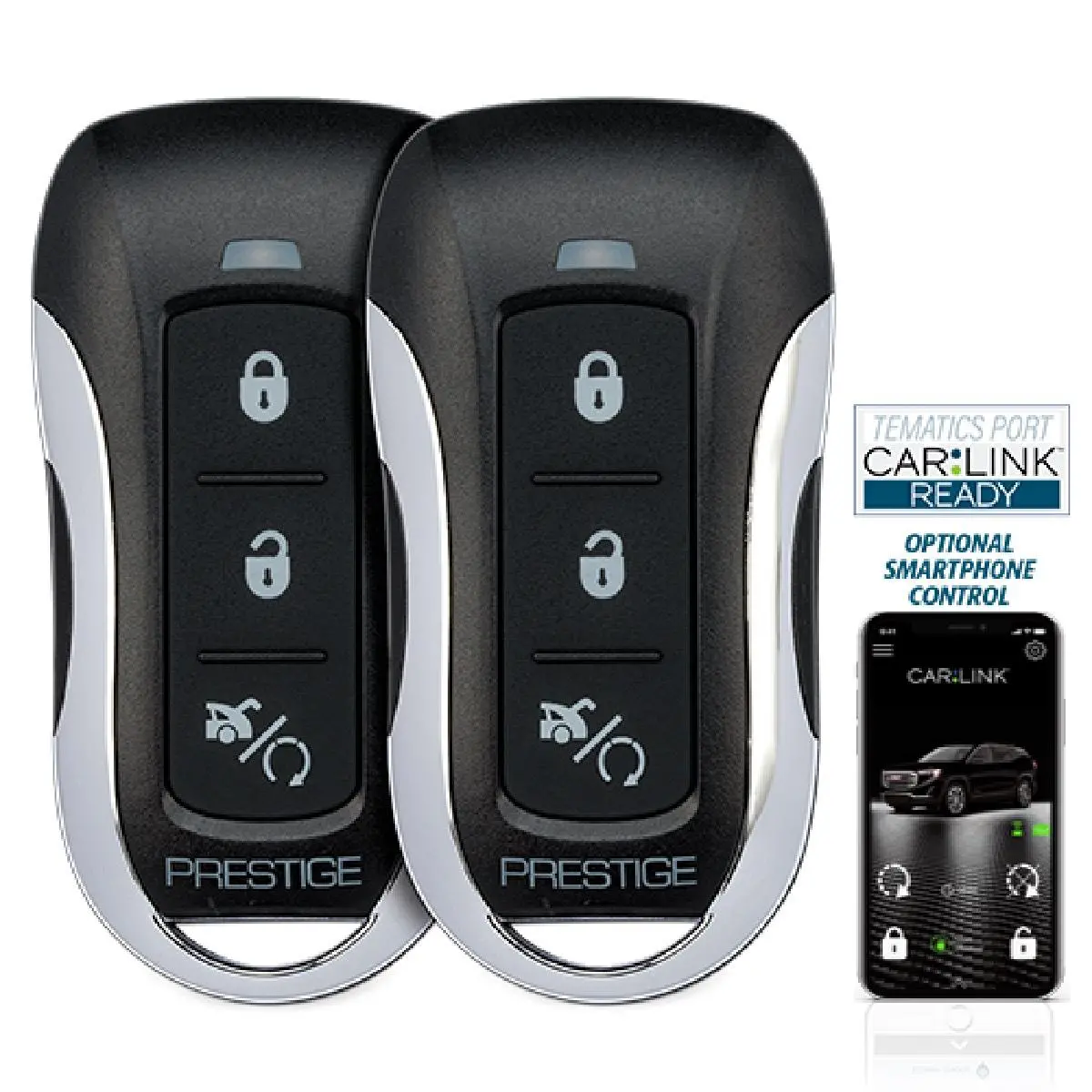 Prestige 3 Button Remote Start With Keyless Entry - Web Programmable - Flcart Port (Aps57tm) 1