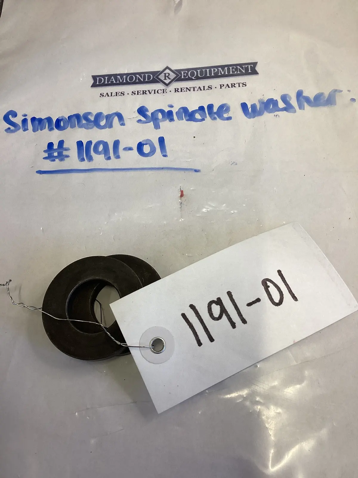 Simonsen- Spindle Washer: #1191-01 1