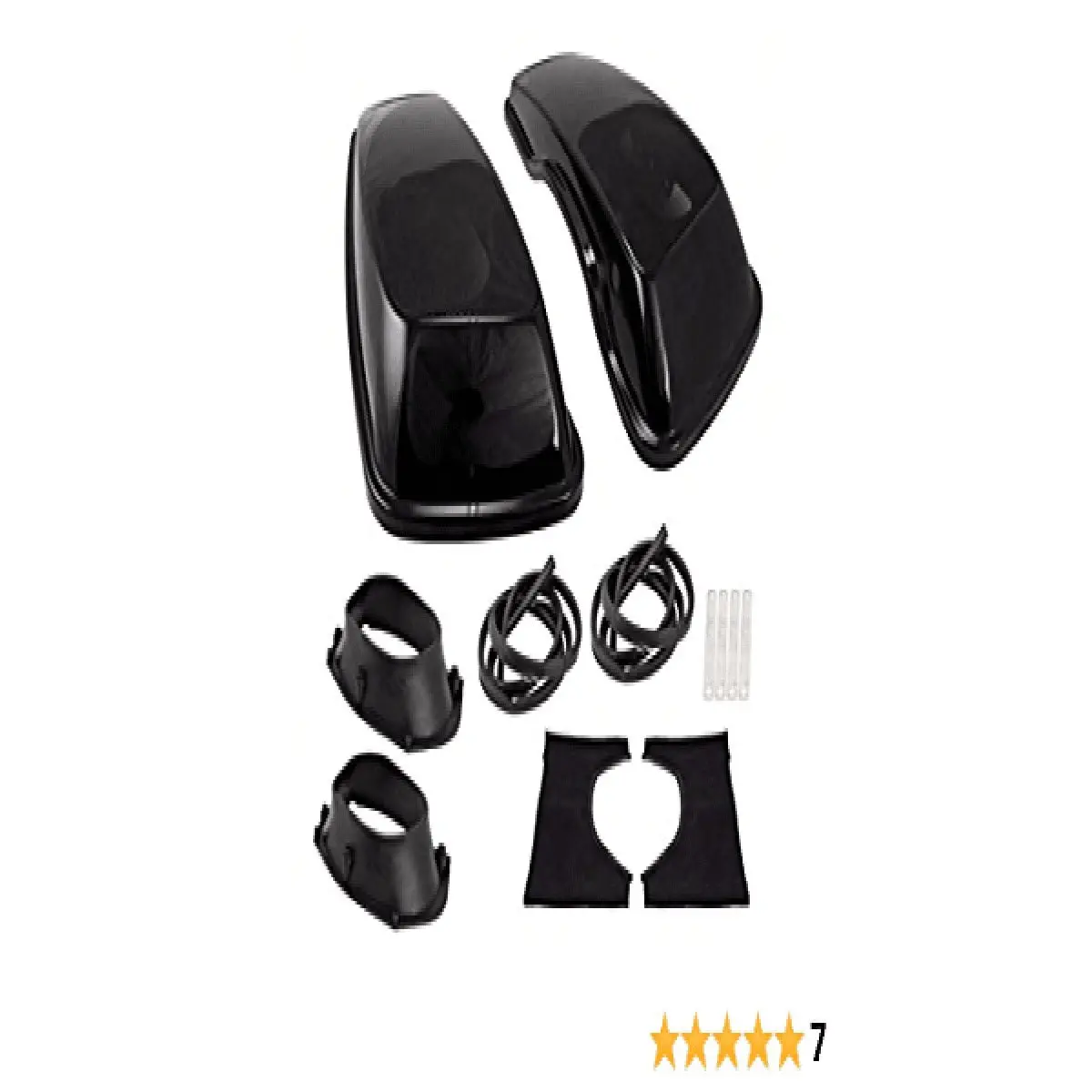Saddle Tramp Saddle Bag Covers W/ 6 X 9 Speaker Adaptors Harley 14-Up (Bchd69pr-14U) 1