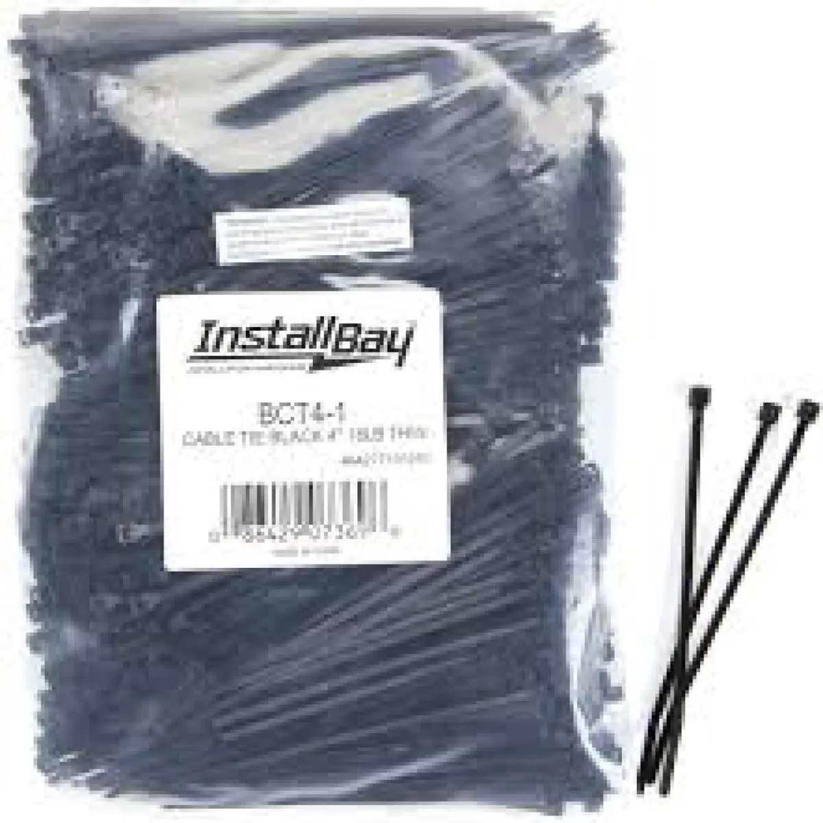Install Bay Zip Ties 4" 100 Pack (Bct4) 1