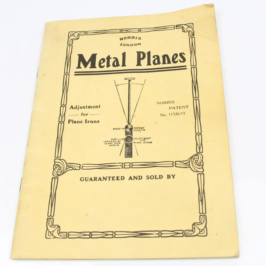 Norris Metal Planes Tool Catalogue 1