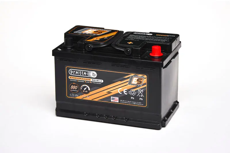 Braille B48-H6-L3 Endurance Advanced Agm Battery 1