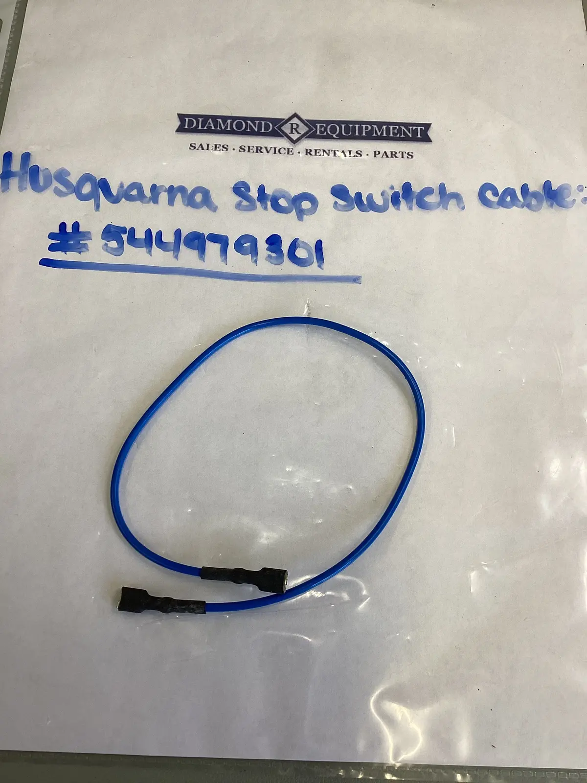 Husqvarna Stop Switch Cable: #544979301 1