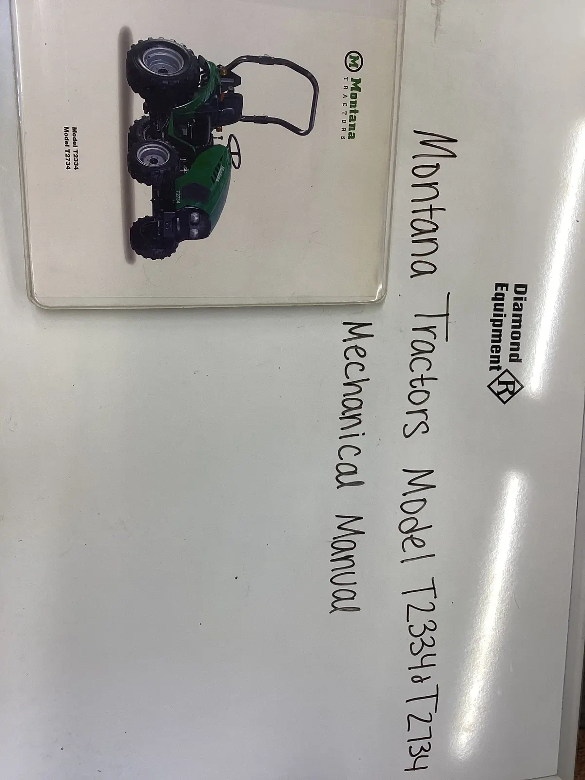 Montana Tractors Model T2334 & T2734 Parts Manual 1