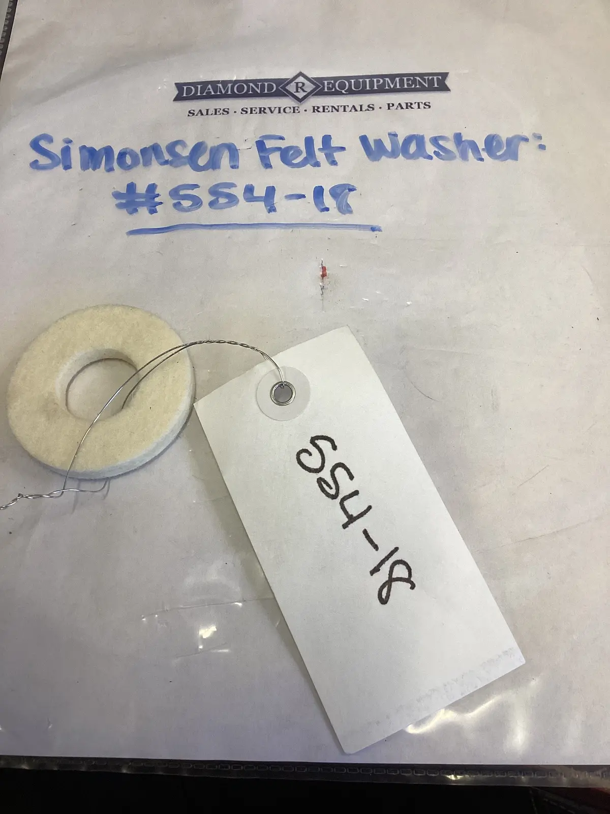Simonsen Felt Washer: #554-18 1