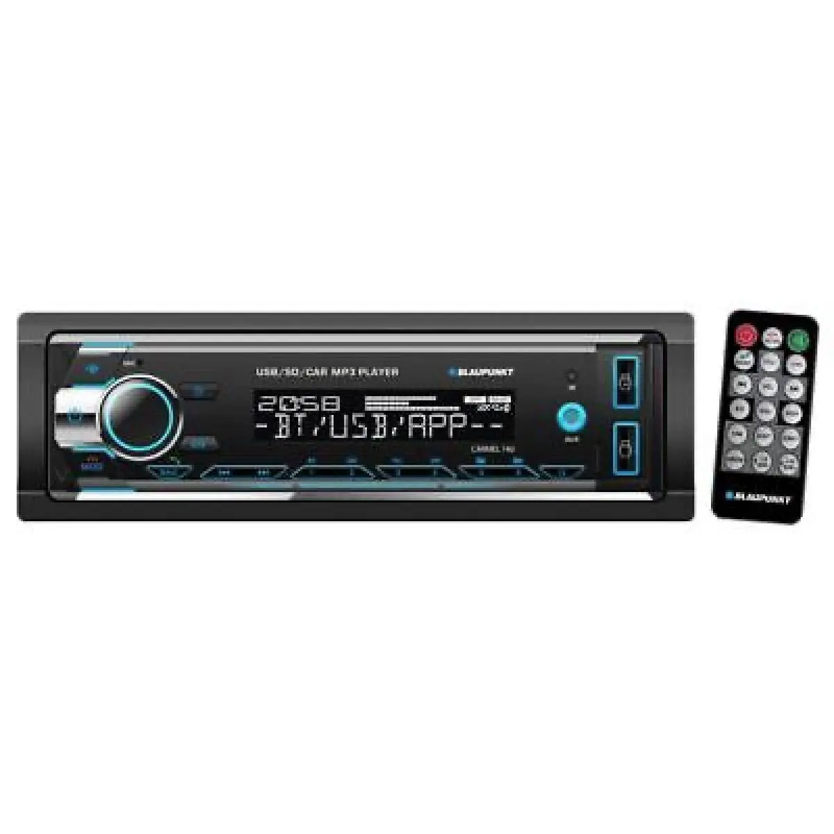 Blaupunkt Single Din Mechless With Bluetooth 3 Sets Of Rca (Carmel140) 1