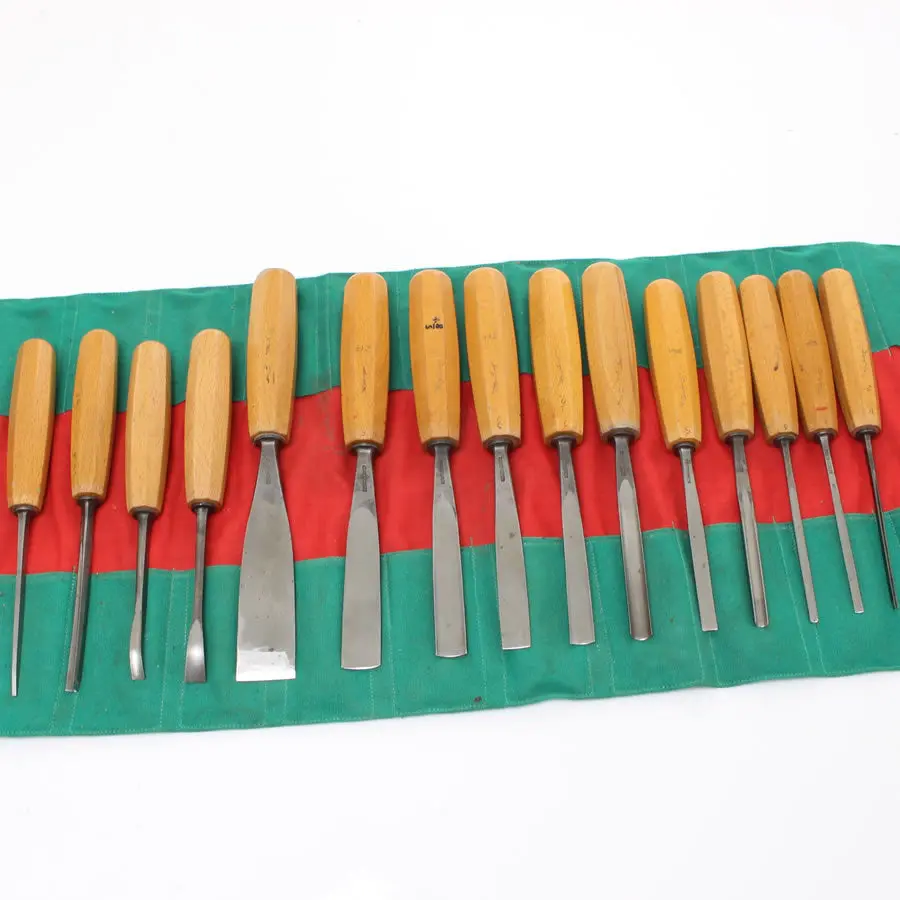 Sold - 15 Piece Scharwaechter Carving Tool Set 1
