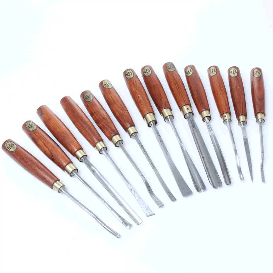Sold - 13 Ashley Iles Carving Tools - Uk Only 1