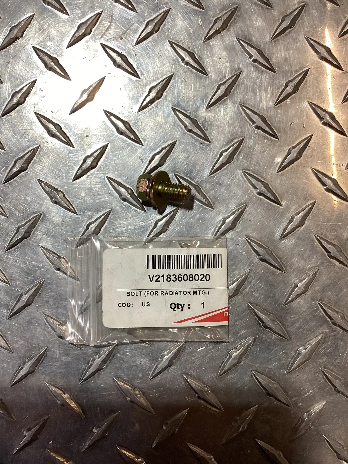 Tym/Mahindra Hex Bolt/Sp, V2183608020 1