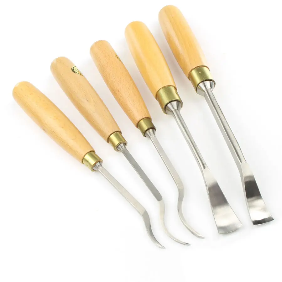 Sold - 5 Ashley Iles Spoon Carving Tools 1