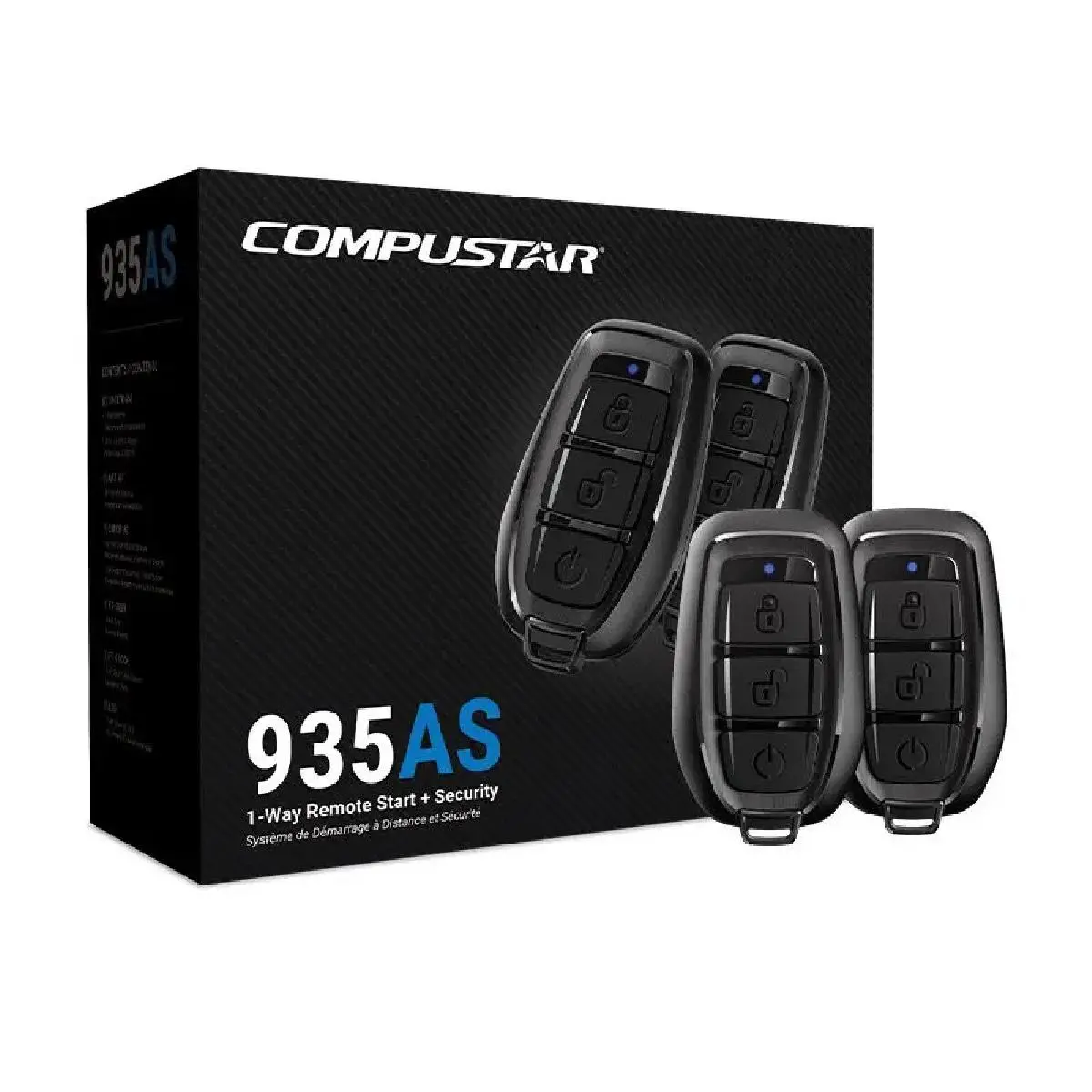 Compustar Alarm & Starter 1 Way With G17 Ap Remotes (Cs 935 As) 1