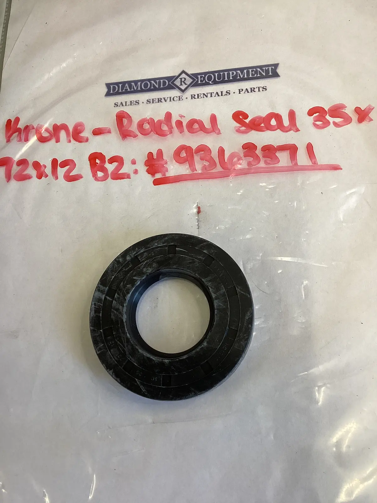 Krone- Radial Seal 35X72x12 B2: #9363371 1
