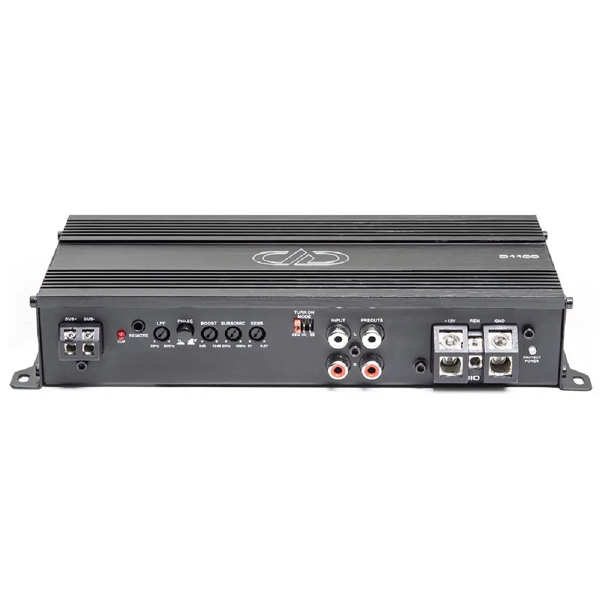 Dd Audio 1 X 1100W @ 1 Ohm, 12" X 4" X 2" (D1100) 1