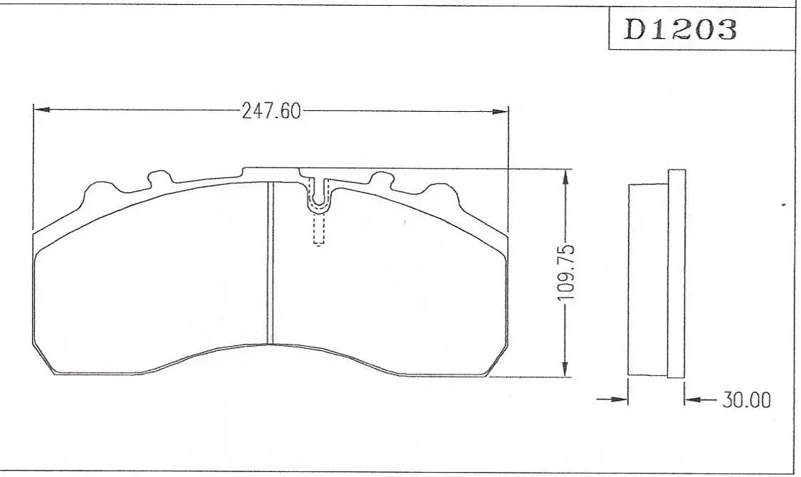 D1203-Hp Disc Pad 1