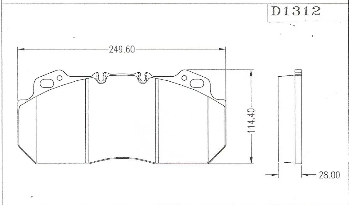 D1312-Hp Disc Pad 1