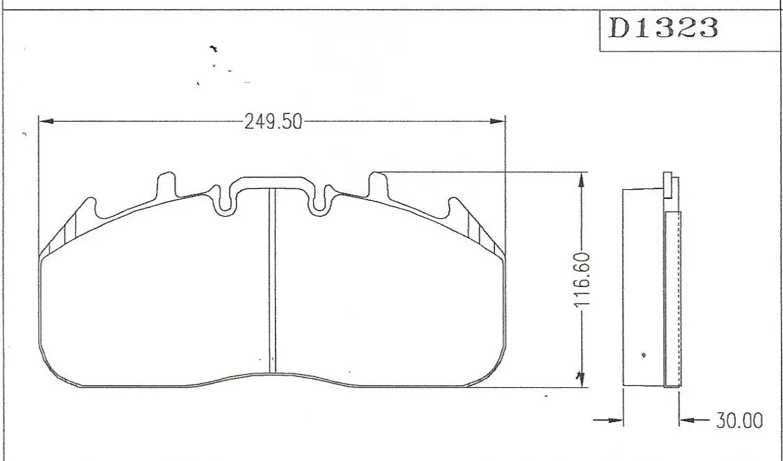 D1323-Hp Disc Pad 1