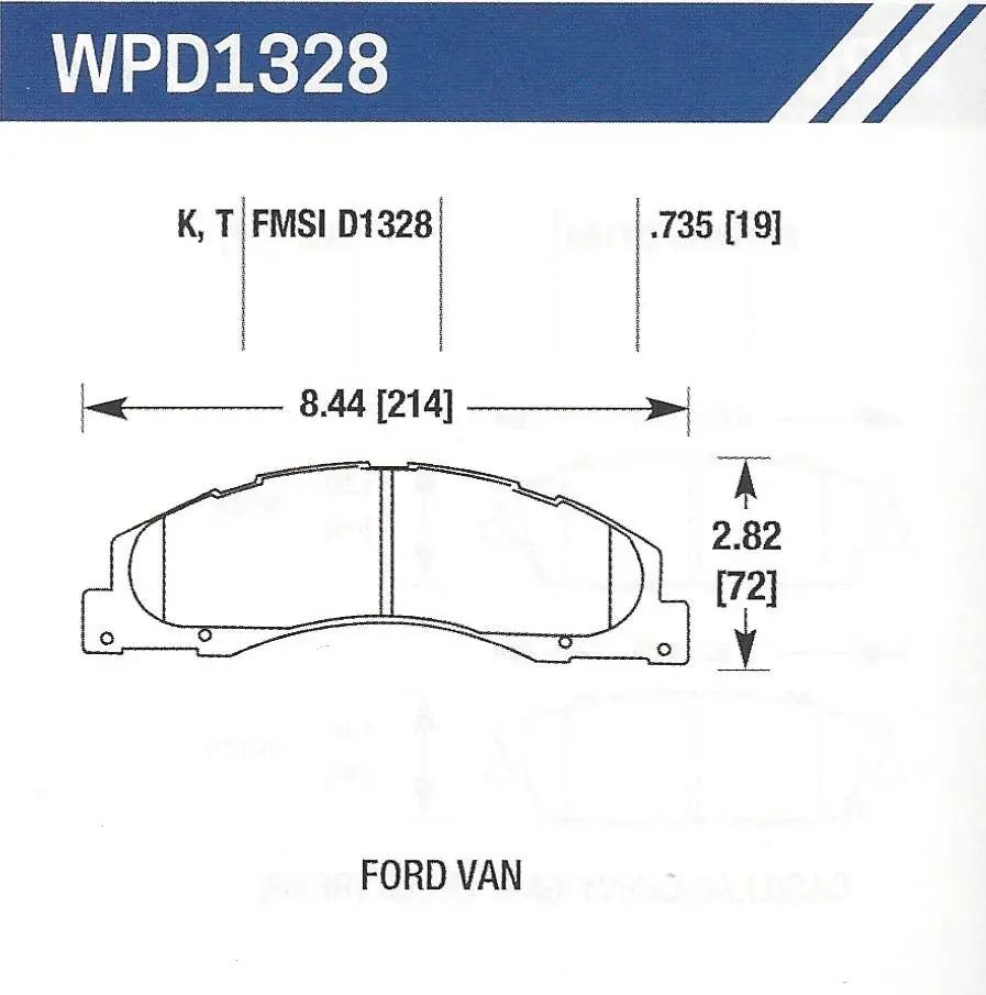 D1328t Disc Pad 1