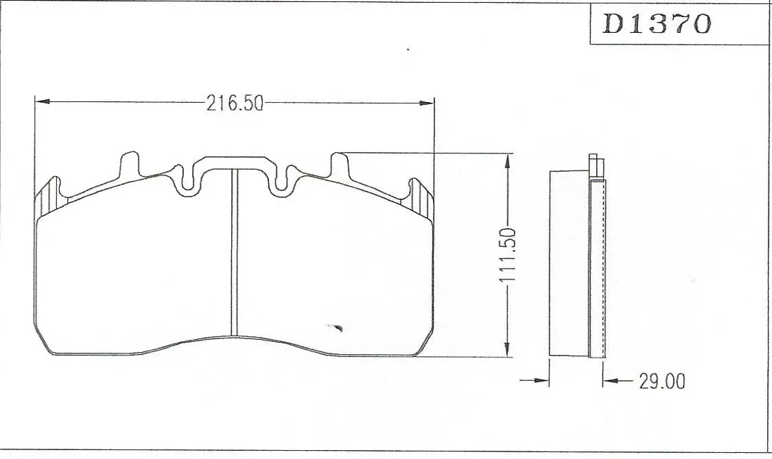 D1370-Hp Disc Pad 1