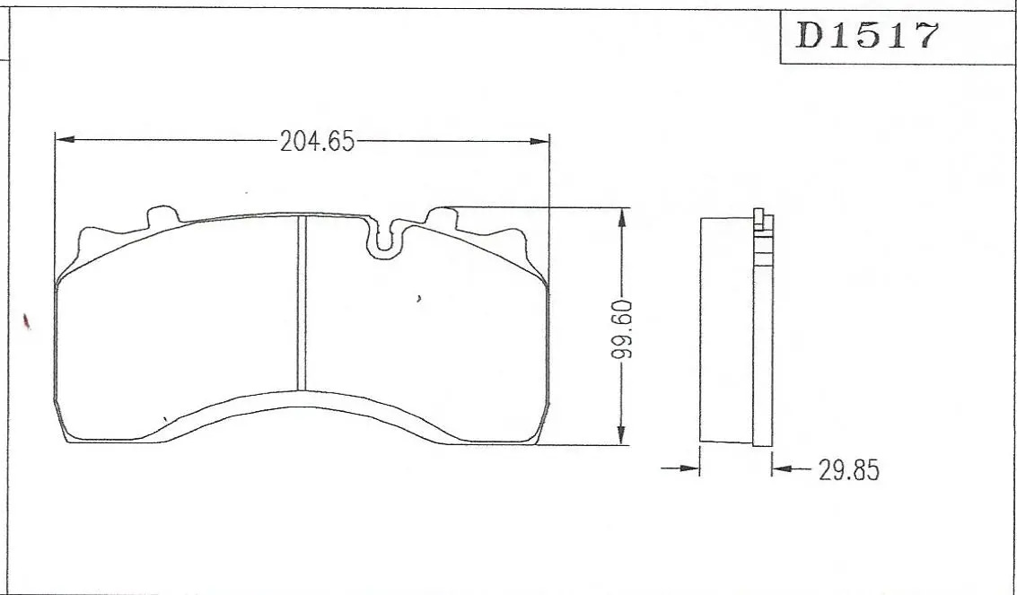 D1517-Hp Disc Pad 1