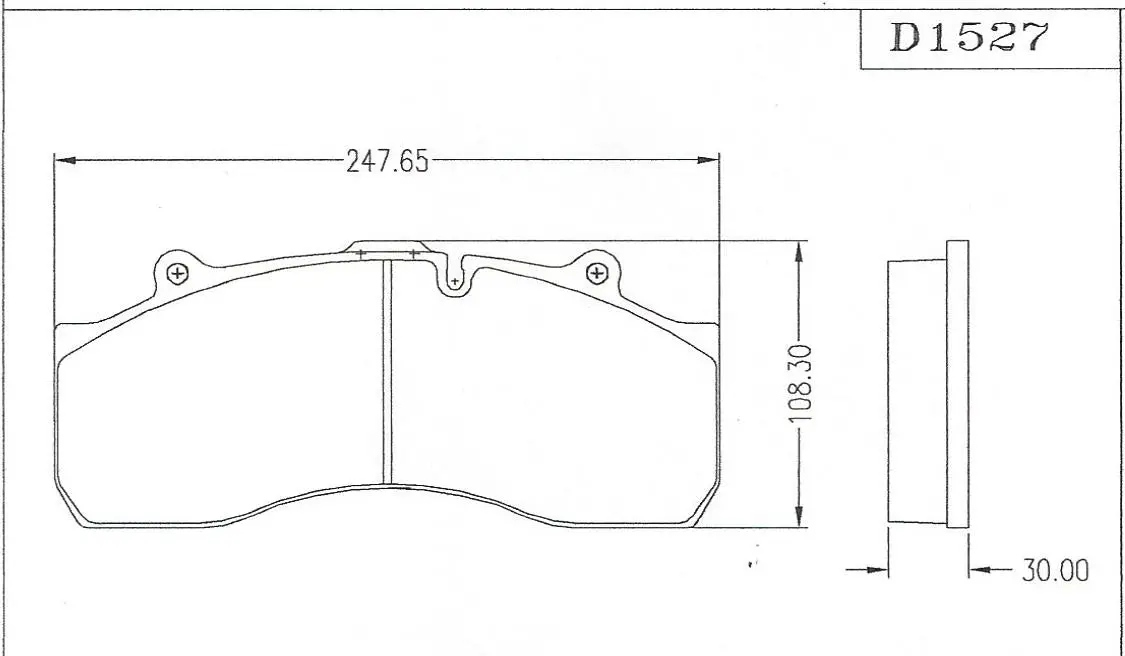 D1527-Hp Disc Pad 1