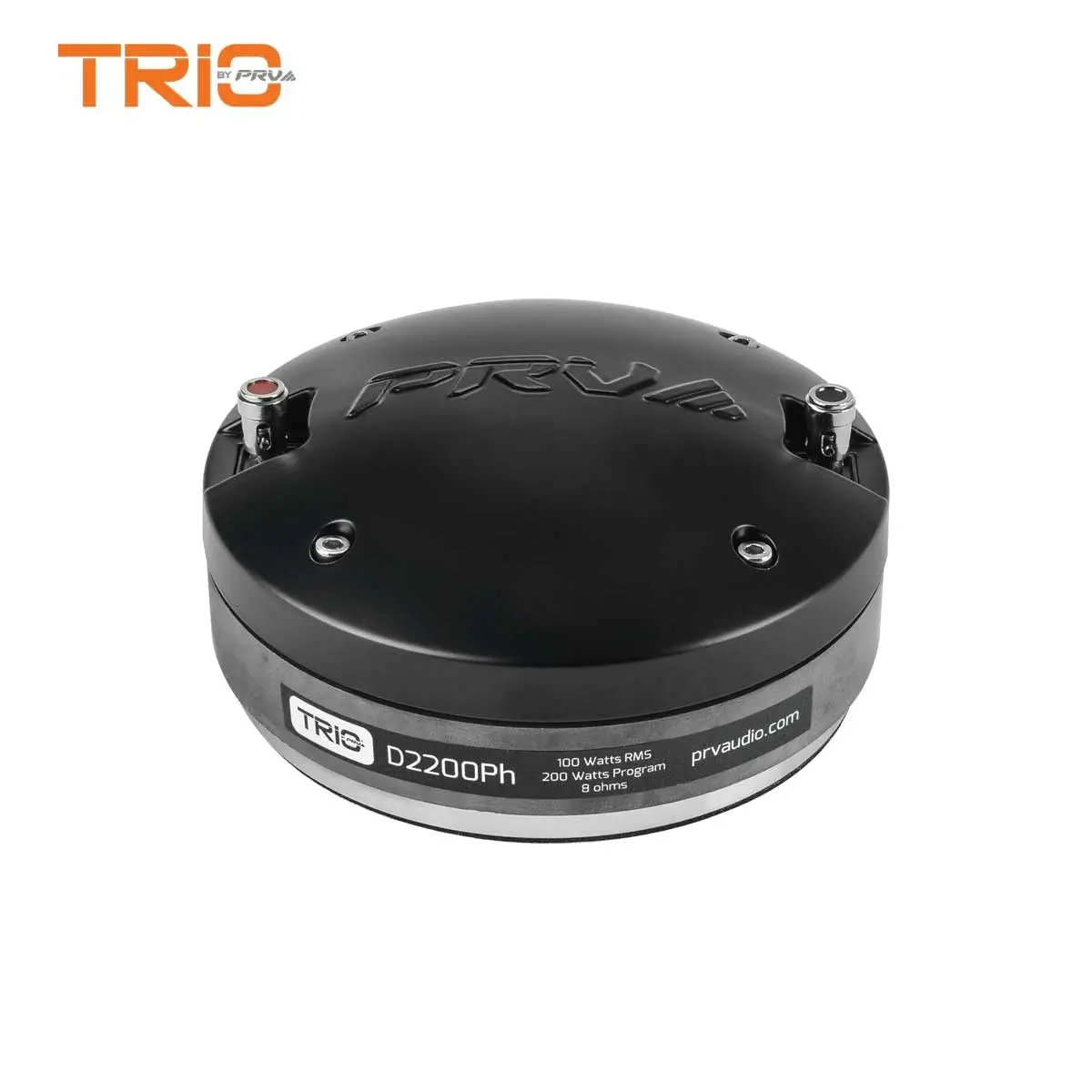 Prv Audio - 2" Exit Phenolic Compression Driver 200W Program Power 2" Vc 8 Ohms (D2200ph) 1