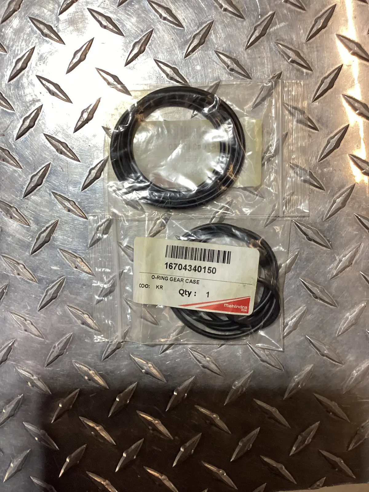 Tym/Mahindra Gear Case O-Ring, 16704340150 1