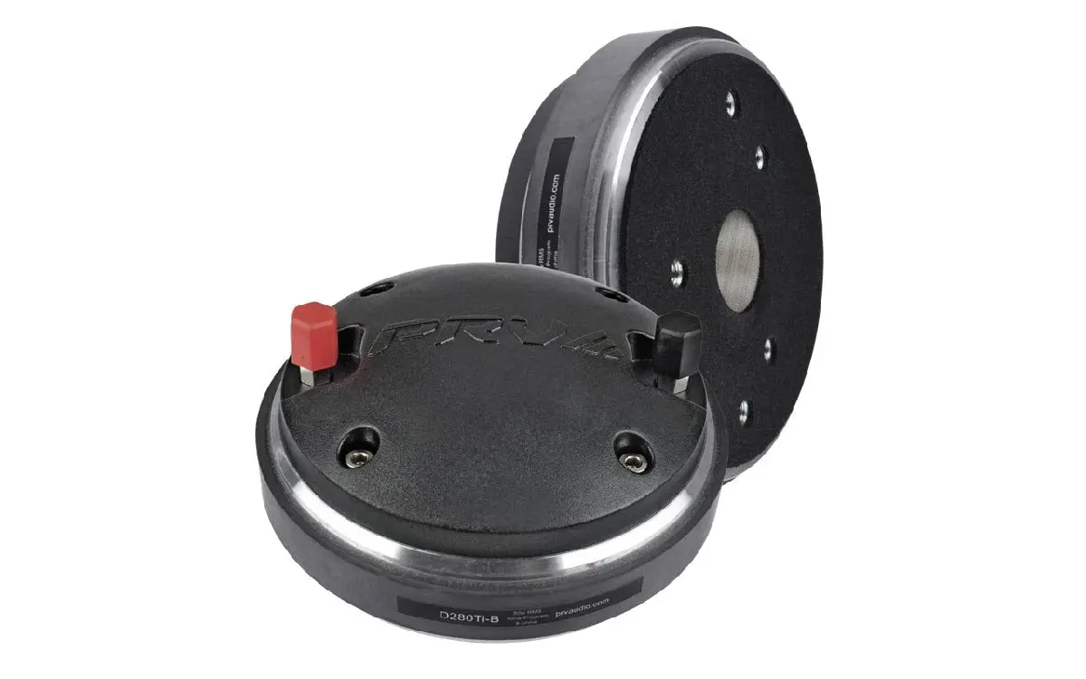 Prv Audio - 1" Exit Comp. Driver - 160W Program Power - 1.75" Vc - Bolt On (D280ti-B) 1
