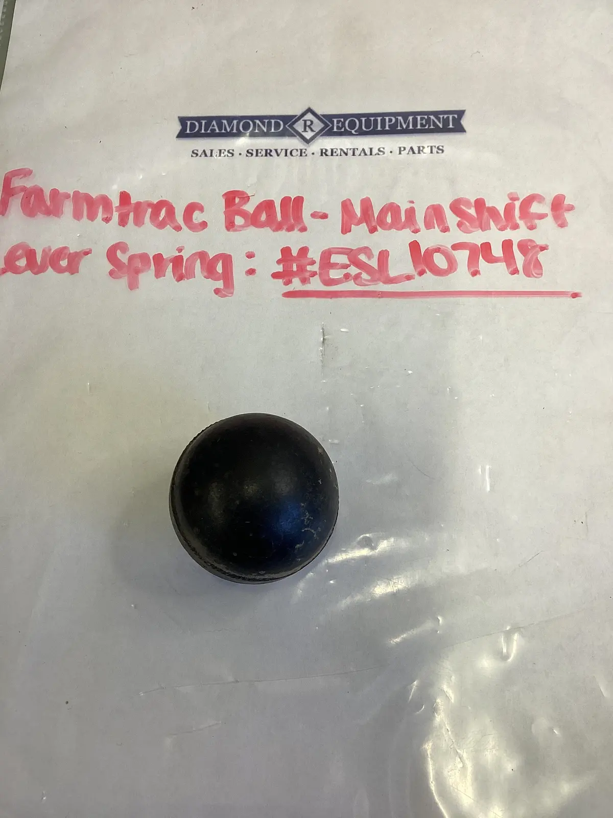 Farmtrac Ball-Mainshift Lever Spring: #Esl10748 1