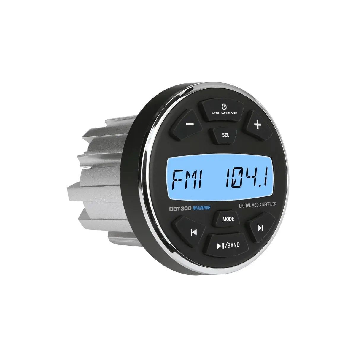 Db Drive Gauge Style Marine Radio W/Blue Tooth (Dbt300) 1