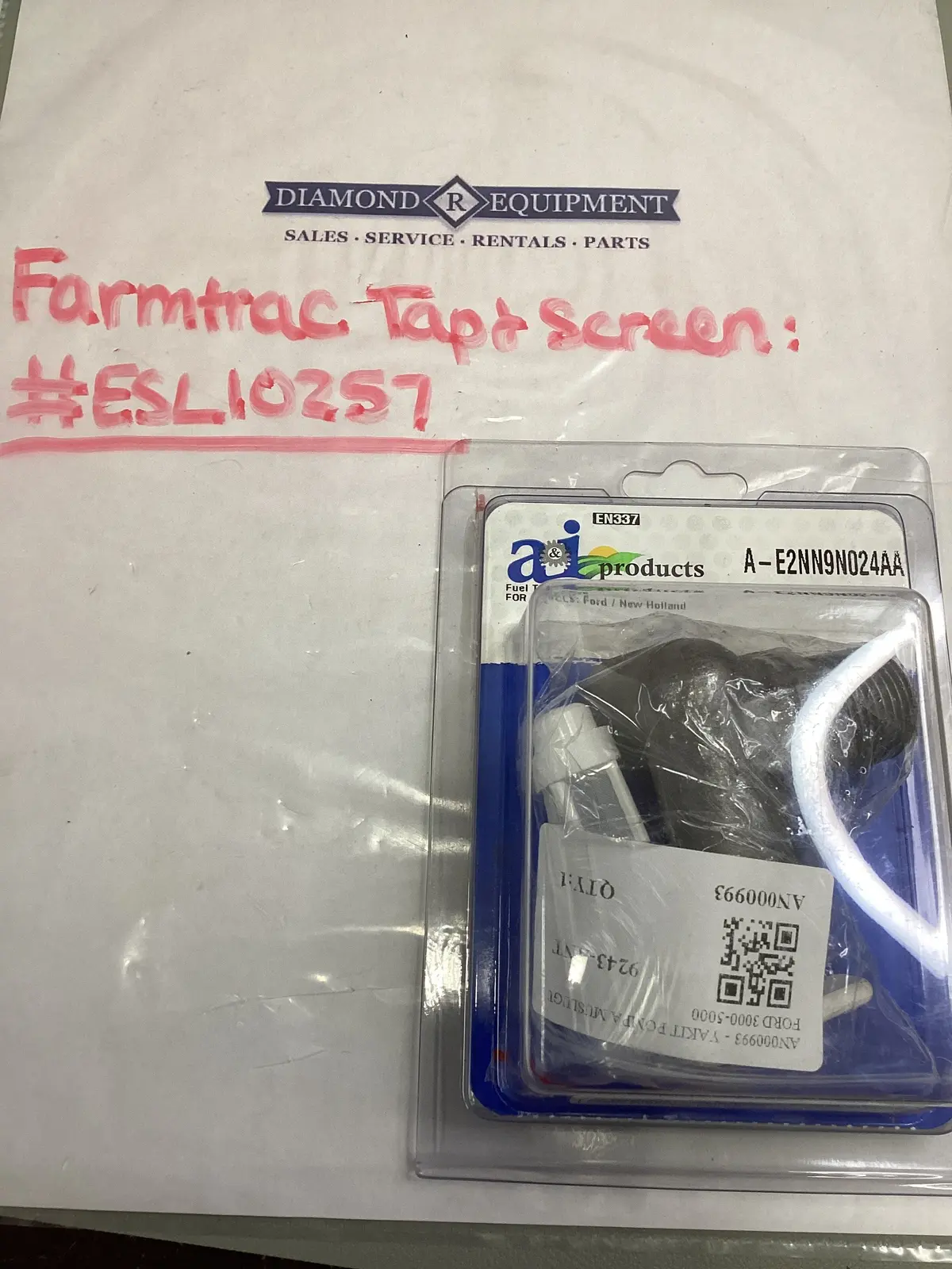 Farmtrac Tap & Screen: #Esl10257 1