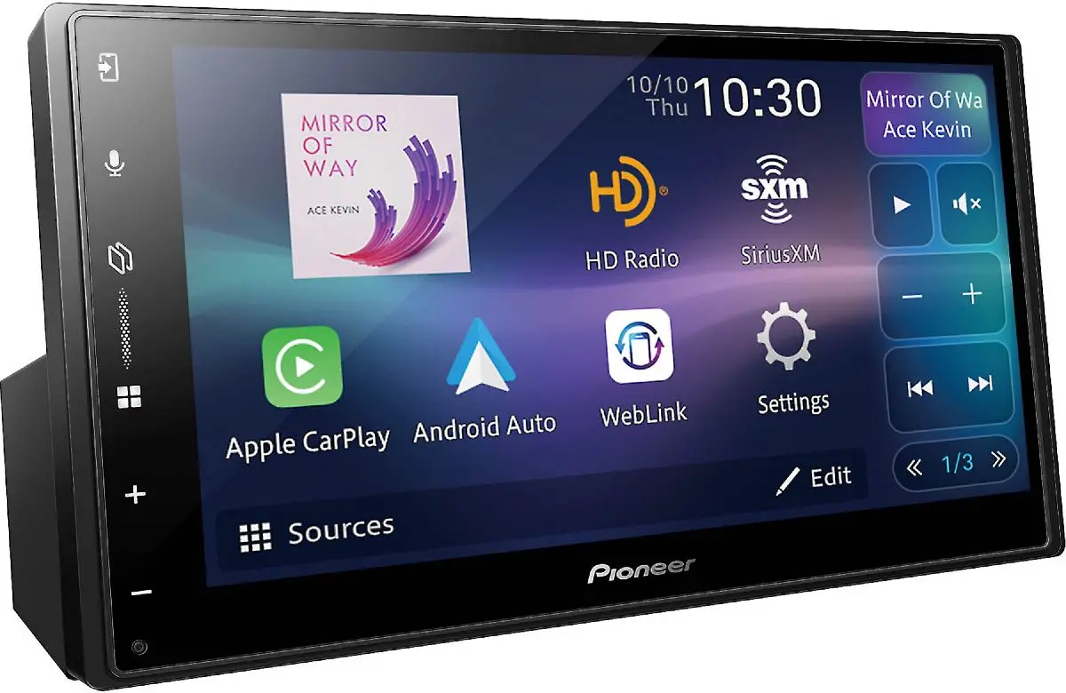Pioneer 6.8" Mechless With Wireless Apple Carplay & Android Auto & Maestro Ready (Dmh-W3050nex) 1
