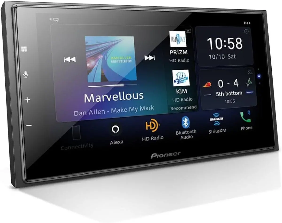Pioneer 6.8" Double Din Mechless Apple Carplay & Android Auto Wireless Short Chassis Radio (Dmhw4660nex) 1